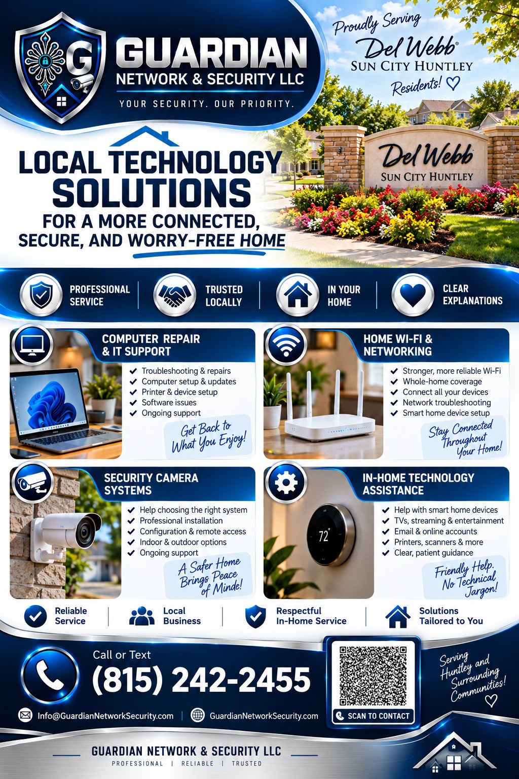 Guardian residential technology services flyer